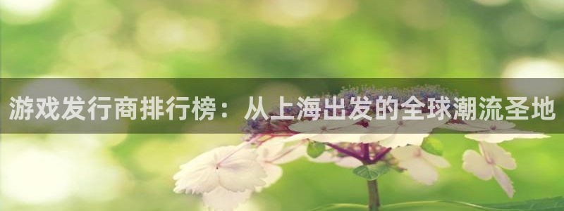 杏耀子财经丛书有哪些：游戏发行商排行榜：从上海出发的全球潮流圣地