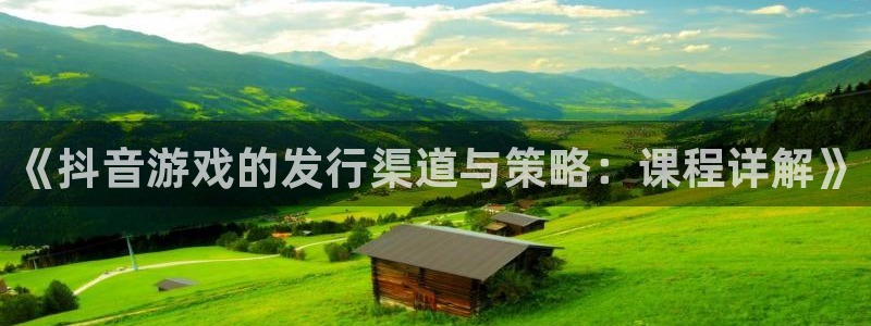 杏耀烟照片：《抖音游戏的发行渠道与策略：课程详解》